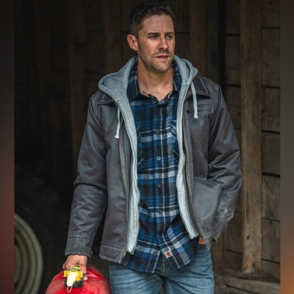 Dravus Utility Thick Work Jacket with built in Hoodie Size L - Picture 2 of 4